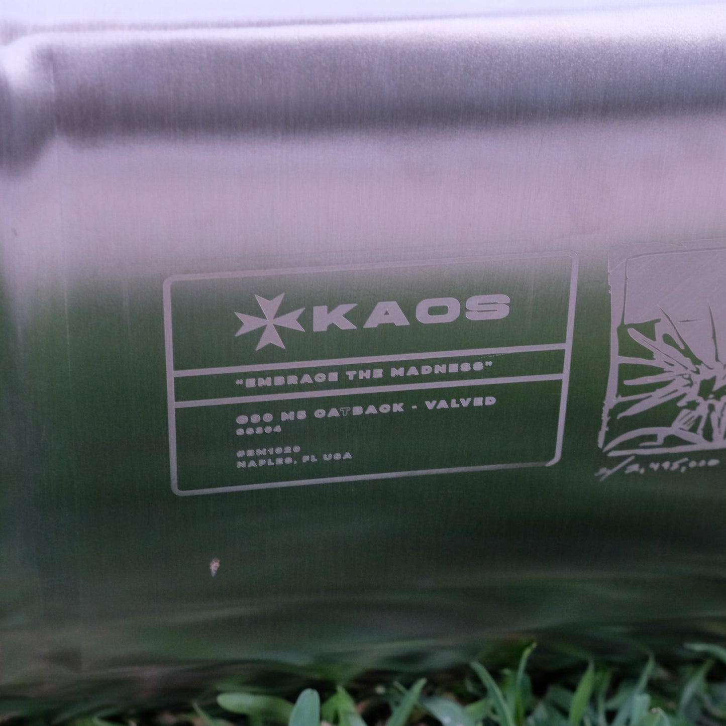 KAOS Stainless Steel Catback Exhaust - 2024+ BMW M5