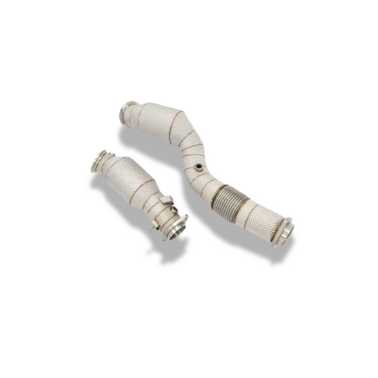 Stainless Steel Catless Downpipes - 2020+ BMW M3 / M4
