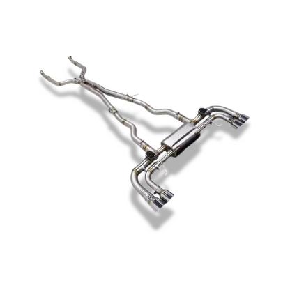Stainless Steel Catback Exhaust - 2017-2022 BMW M550i
