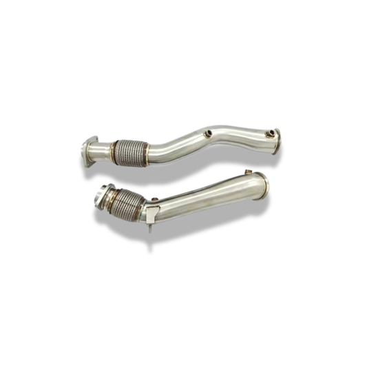 KAOS Stainless Steel Catless Downpipes - 2018+ BMW X3M / X4M